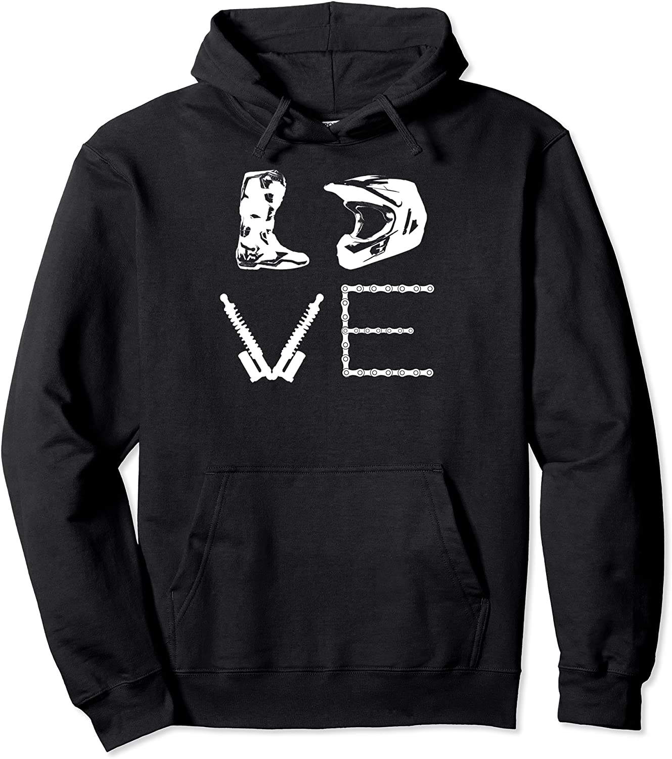 DIRT BIKE LOVE Bike Hoodie Motocross Enduro Hoodie