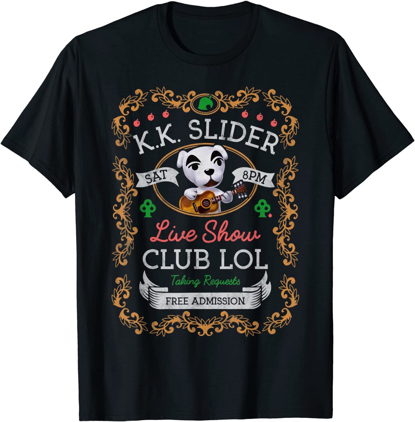 Animal Crossing KK Slider Live Show Poster Graphic T-Shirt T-Shirt