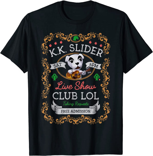 Animal Crossing KK Slider Live Show Poster Graphic T-Shirt T-Shirt