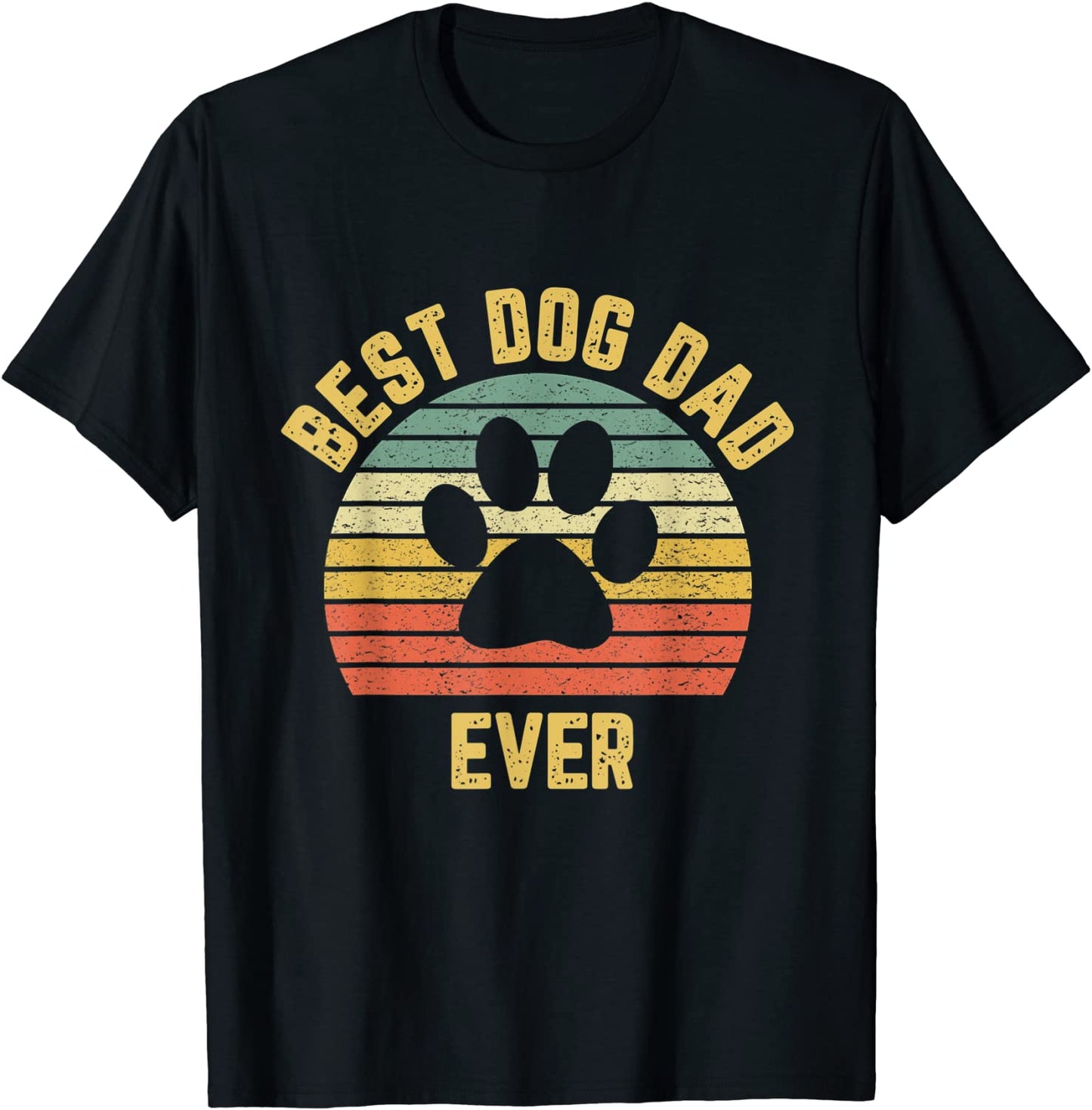 Vintage Dog Dad Shirt Cool Fathers Day Gift Retro T Shirt