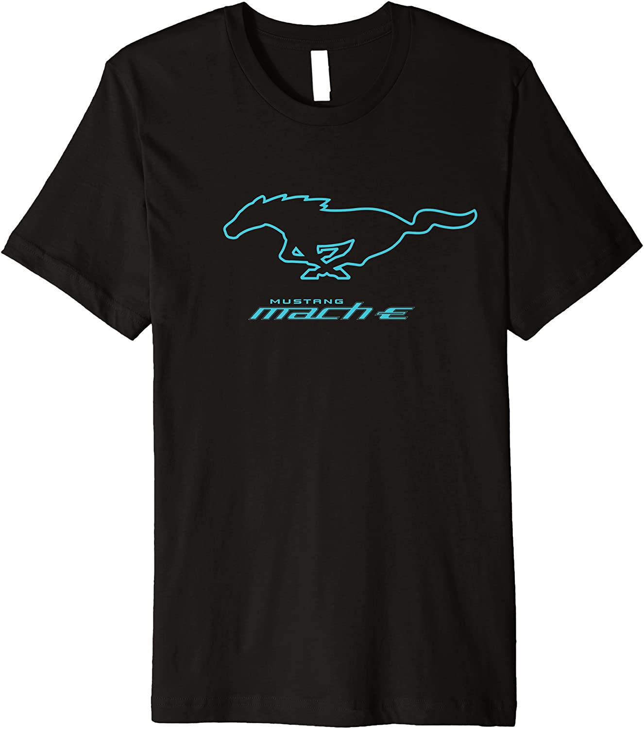 Ford Mustang Mach-E Blue Pony Logo Premium T-Shirt