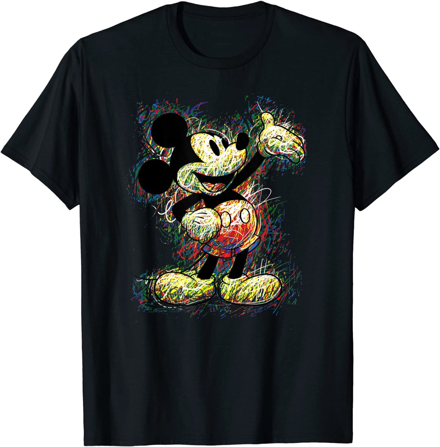 Disney Mickey Mouse Scribble T-Shirt