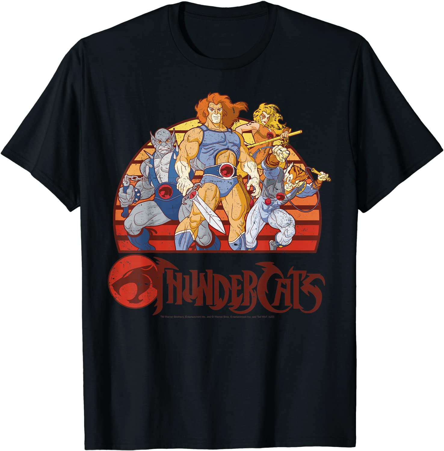 ThunderCats Group Retro Sunset T-Shirt