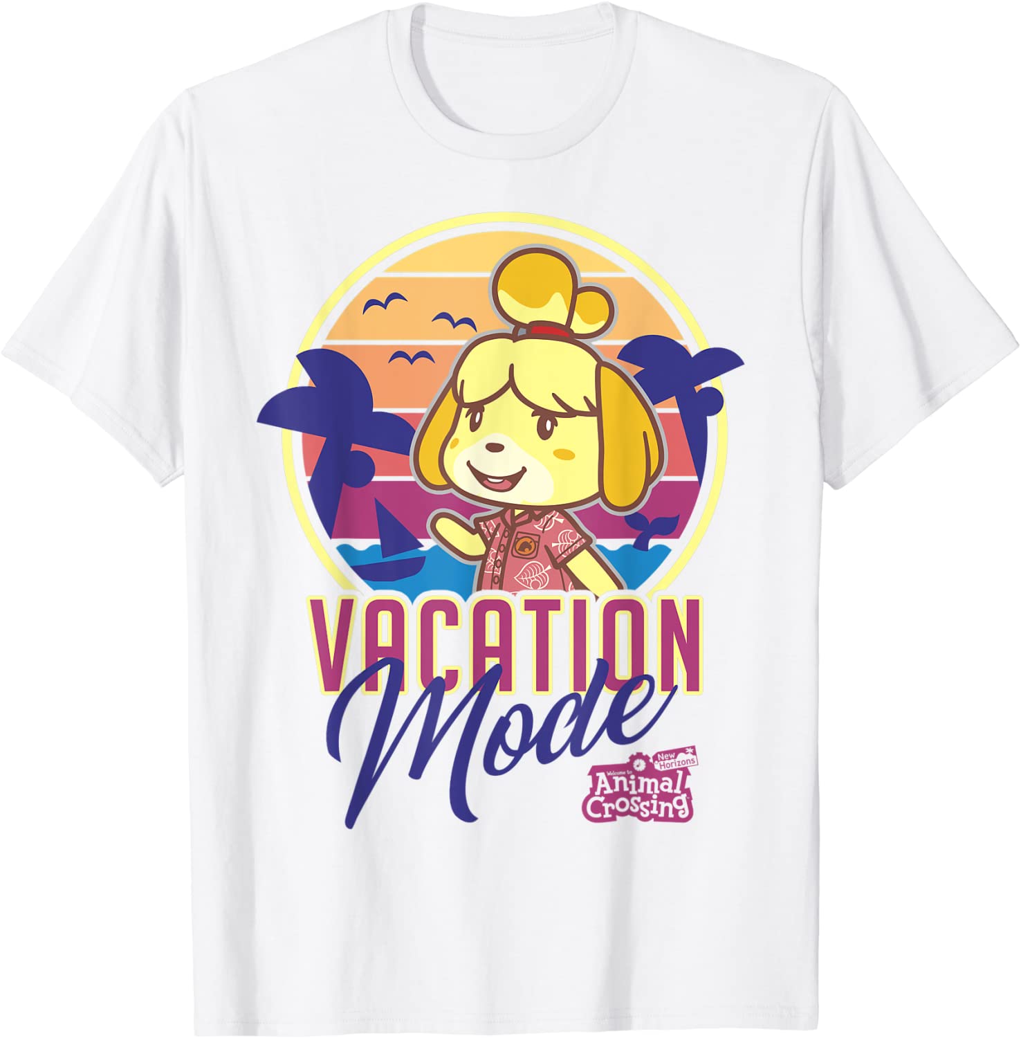Animal Crossing New Horizons Isabelle Vacation Mode T-Shirt