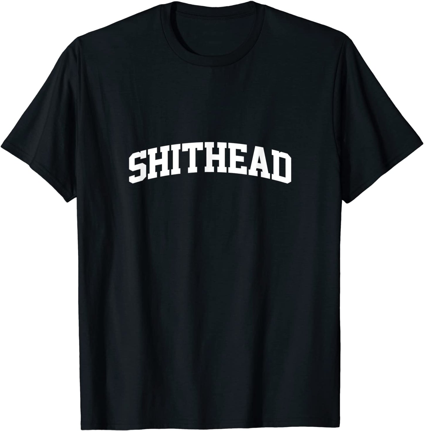 Mens Shithead Vintage Sports Arch Souvenir Funny T-Shirt