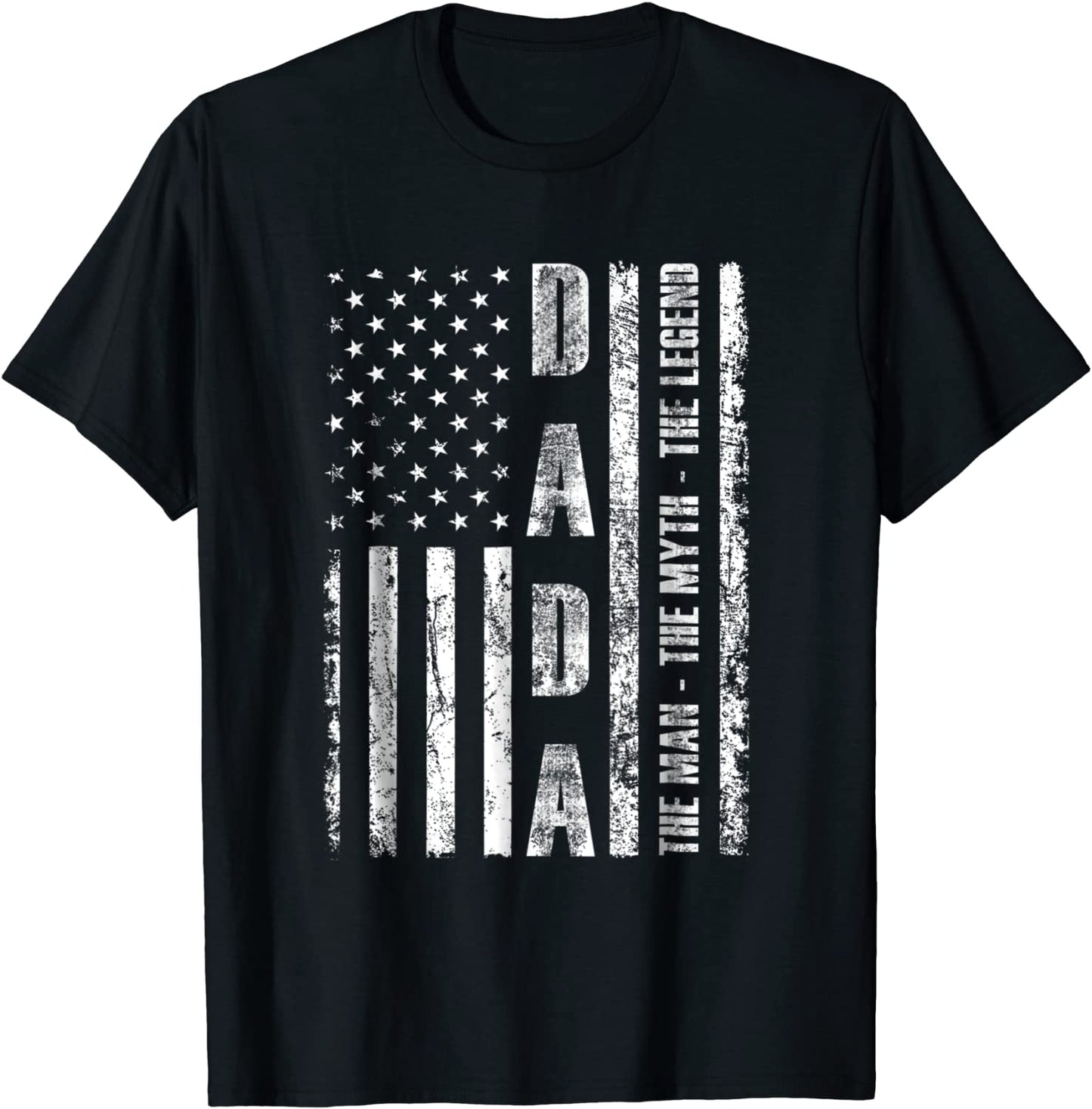 Dada The Man The Myth The Legend US Flag Tshirt