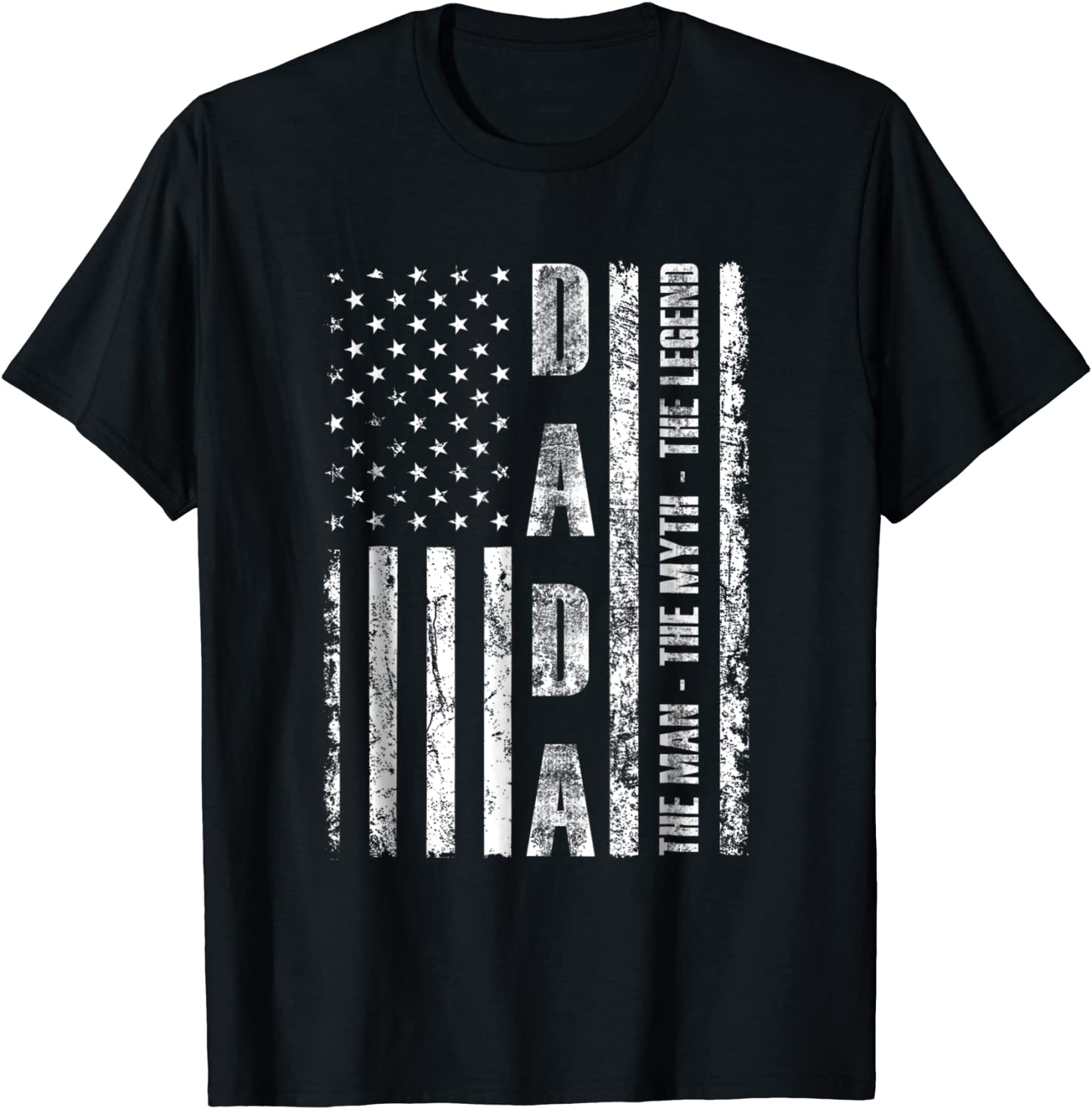 Dada The Man The Myth The Legend US Flag Tshirt