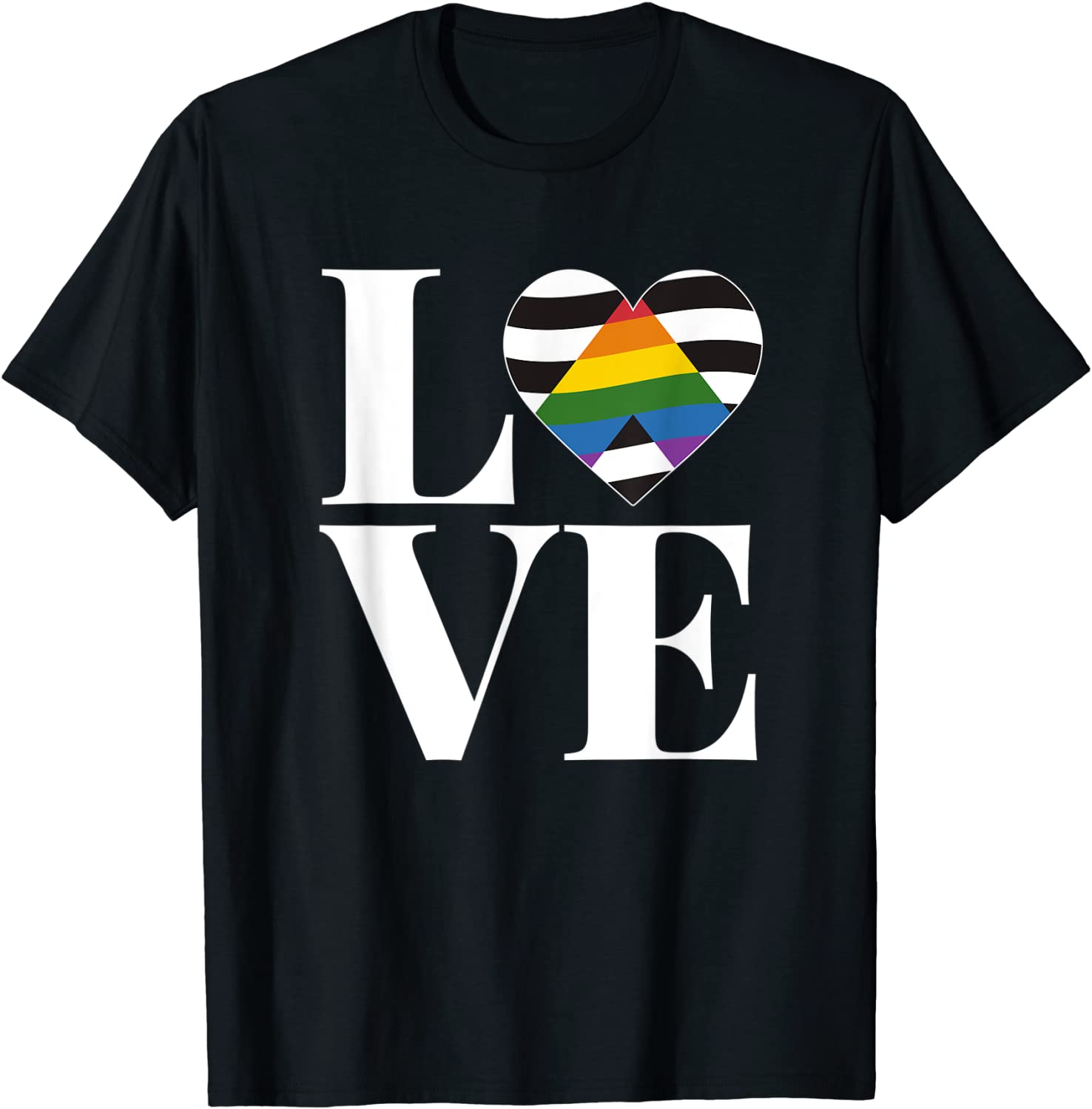 Straight Alliance LOVE Apparel Straight Ally Pride Flag T-Shirt