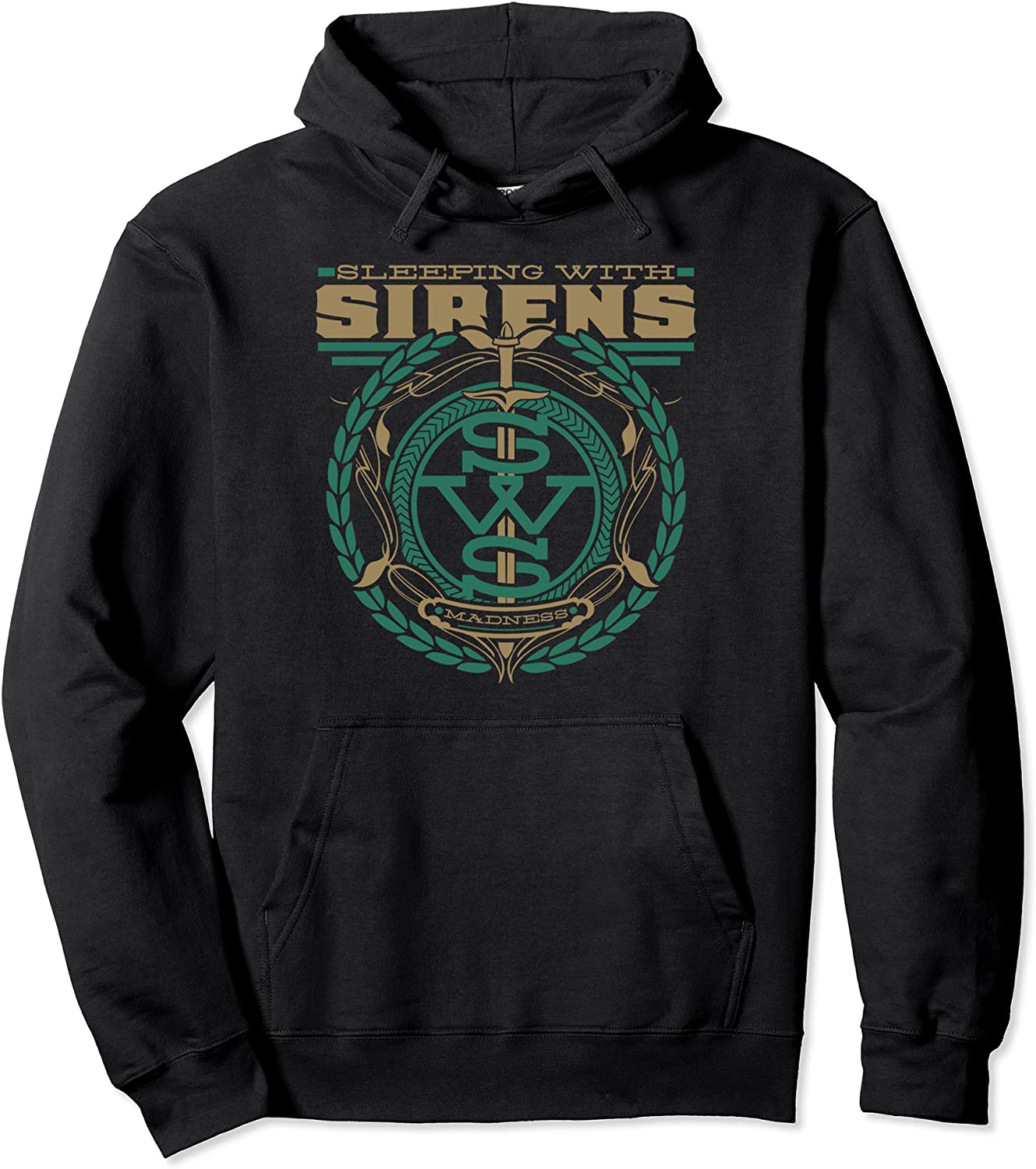 Sleeping With Sirens - Green Madness - Official Merchandise Pullover Hoodie