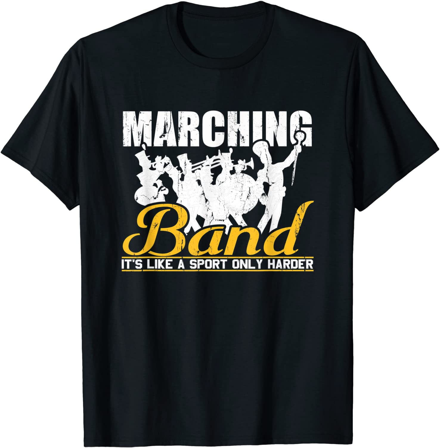 Its Like A Sport Only Harder Marching Band Music Drum Gift T-Shirt