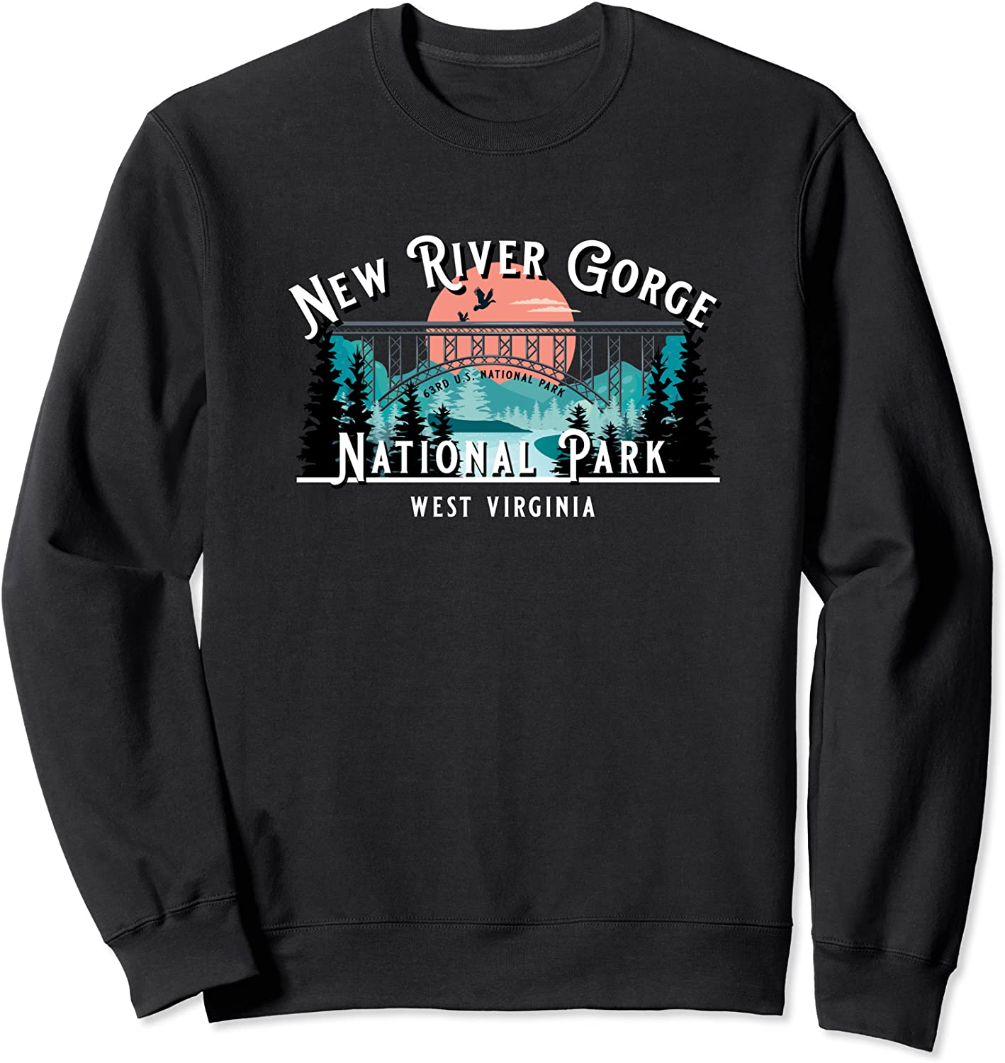 New River Gorge National Park West Virginia USA Souvenir Sweatshirt