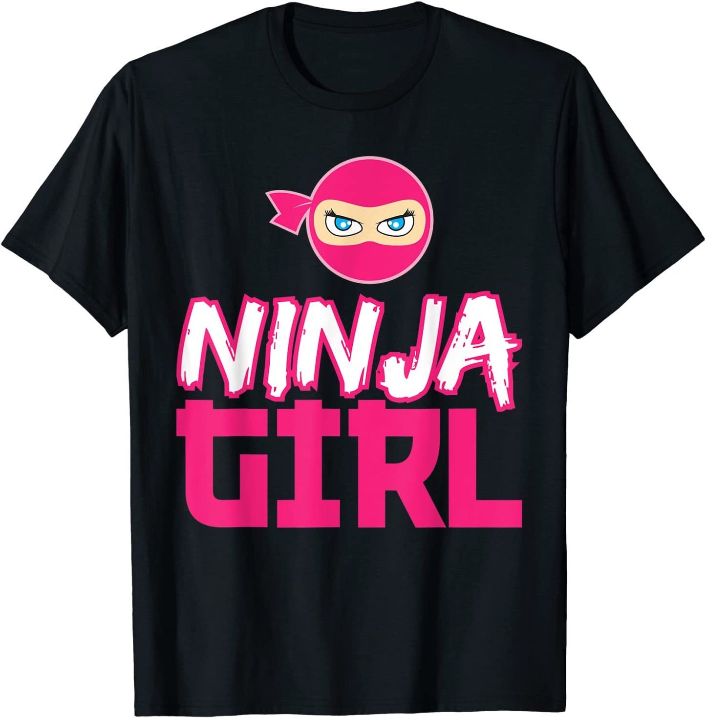 Cute Ninja Girl Ninja Fighter Funny Gift T-Shirt