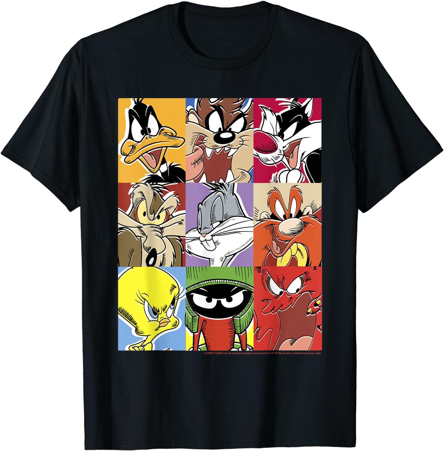 Looney Tunes Character Box Up T-Shirt