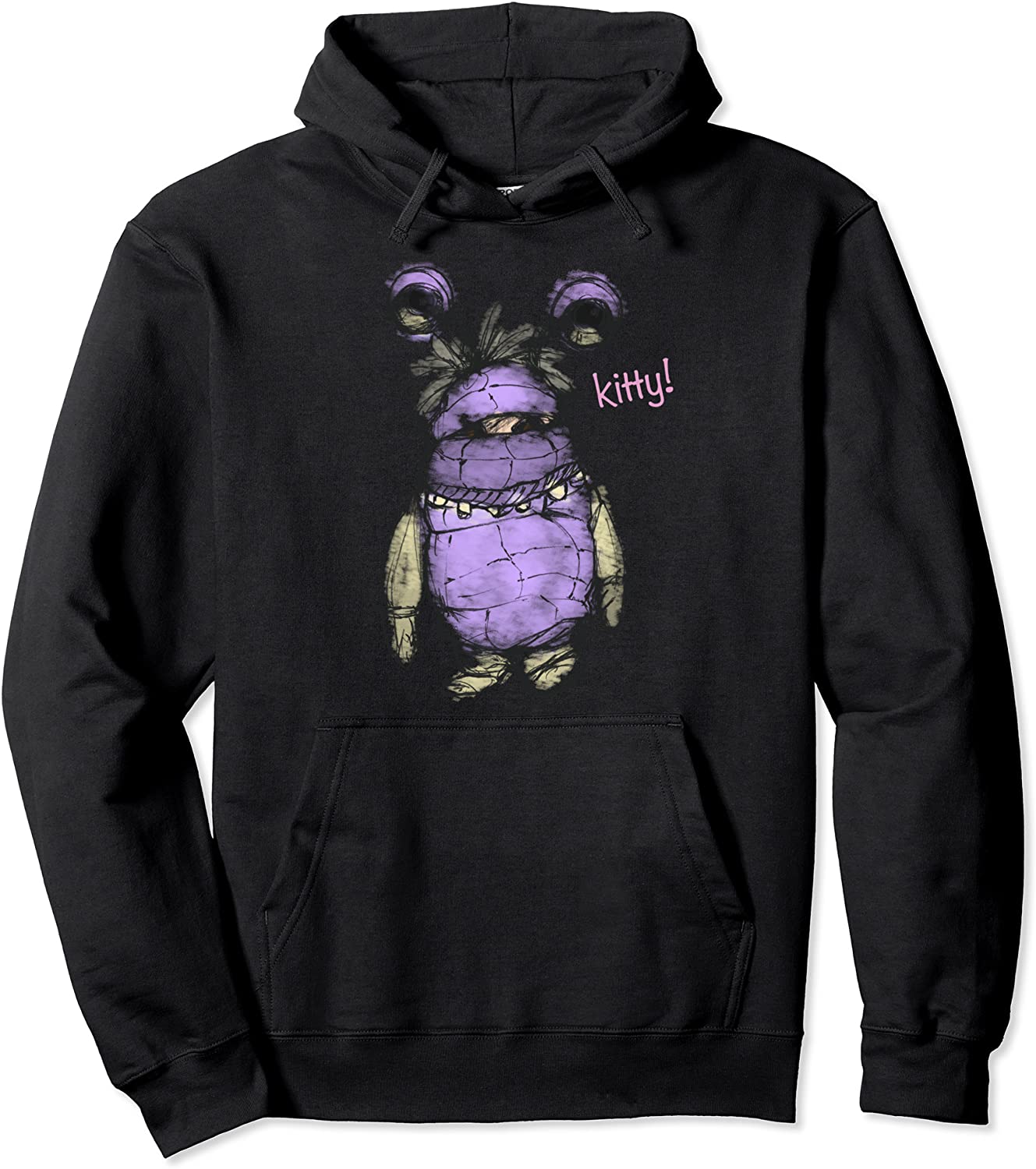 Disney Pixar Monsters Inc Boo Sketch Kitty Graphic Hoodie