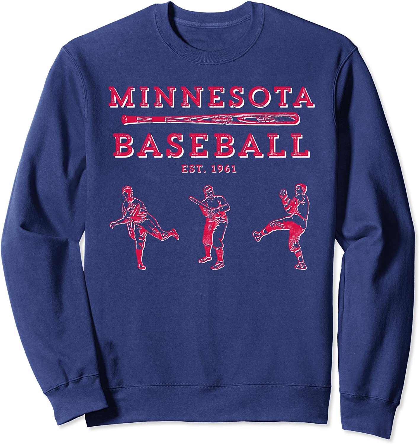 Classic Minnesota Baseball Twin Cities Fan Retro T-Shirt Sweatshirt