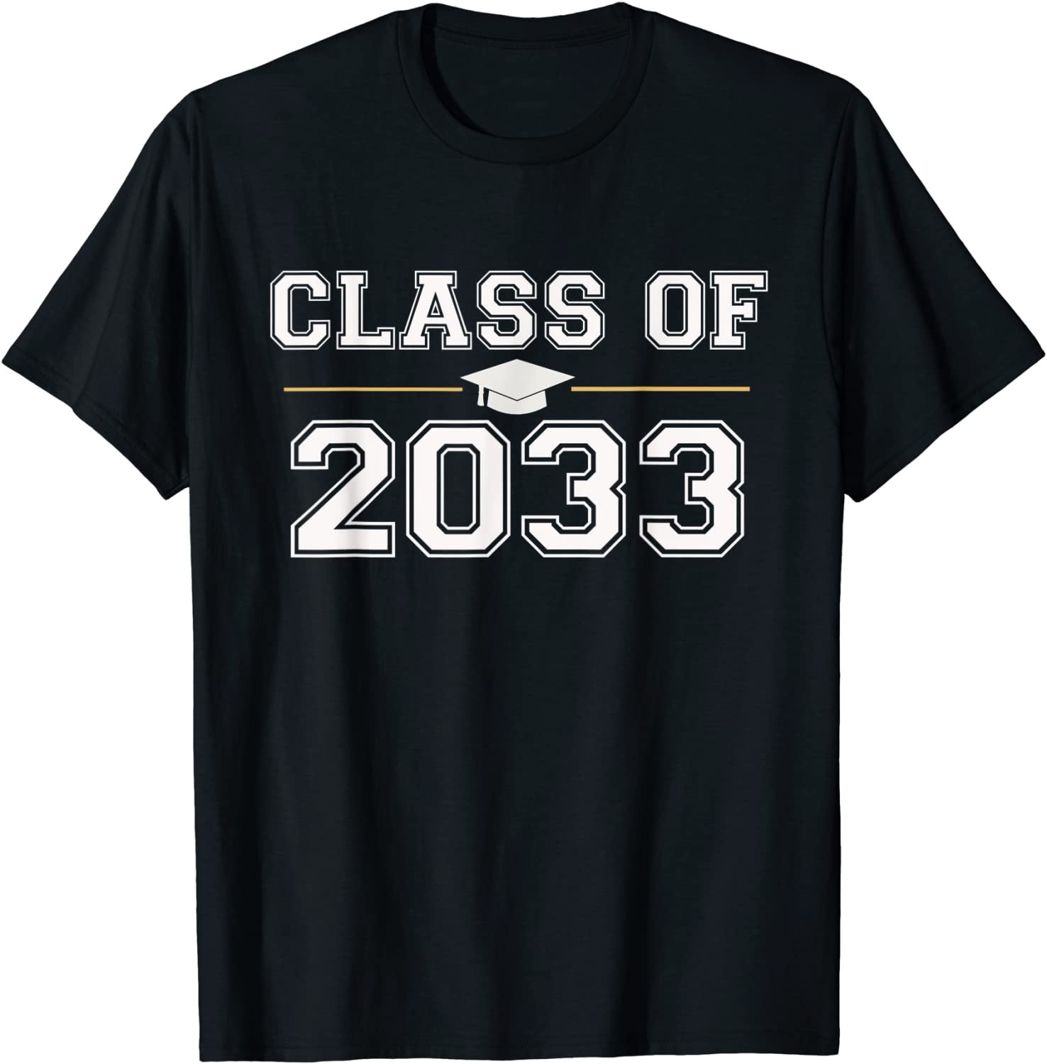 Class of 2033 Grow With Me School First Day T-Shirt
