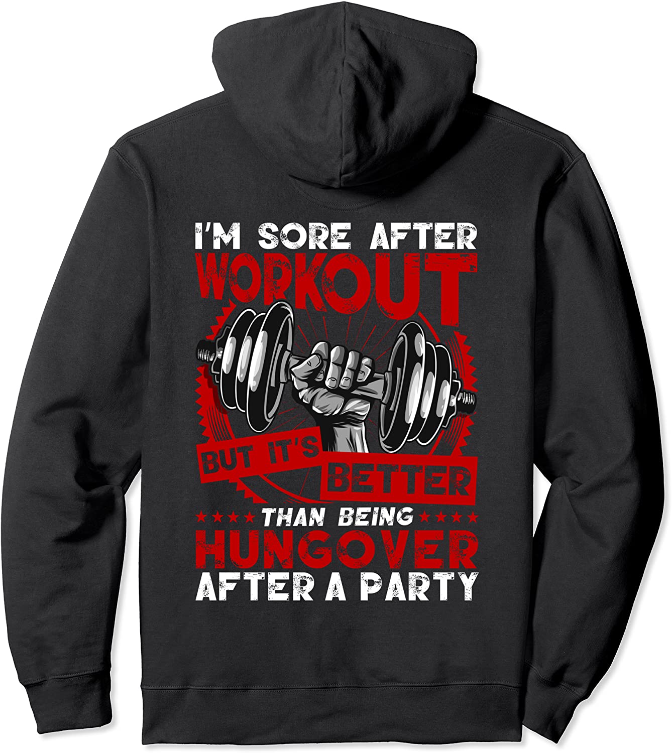 Im Sore After Workout - Fitness Training Motivation Pullover Hoodie