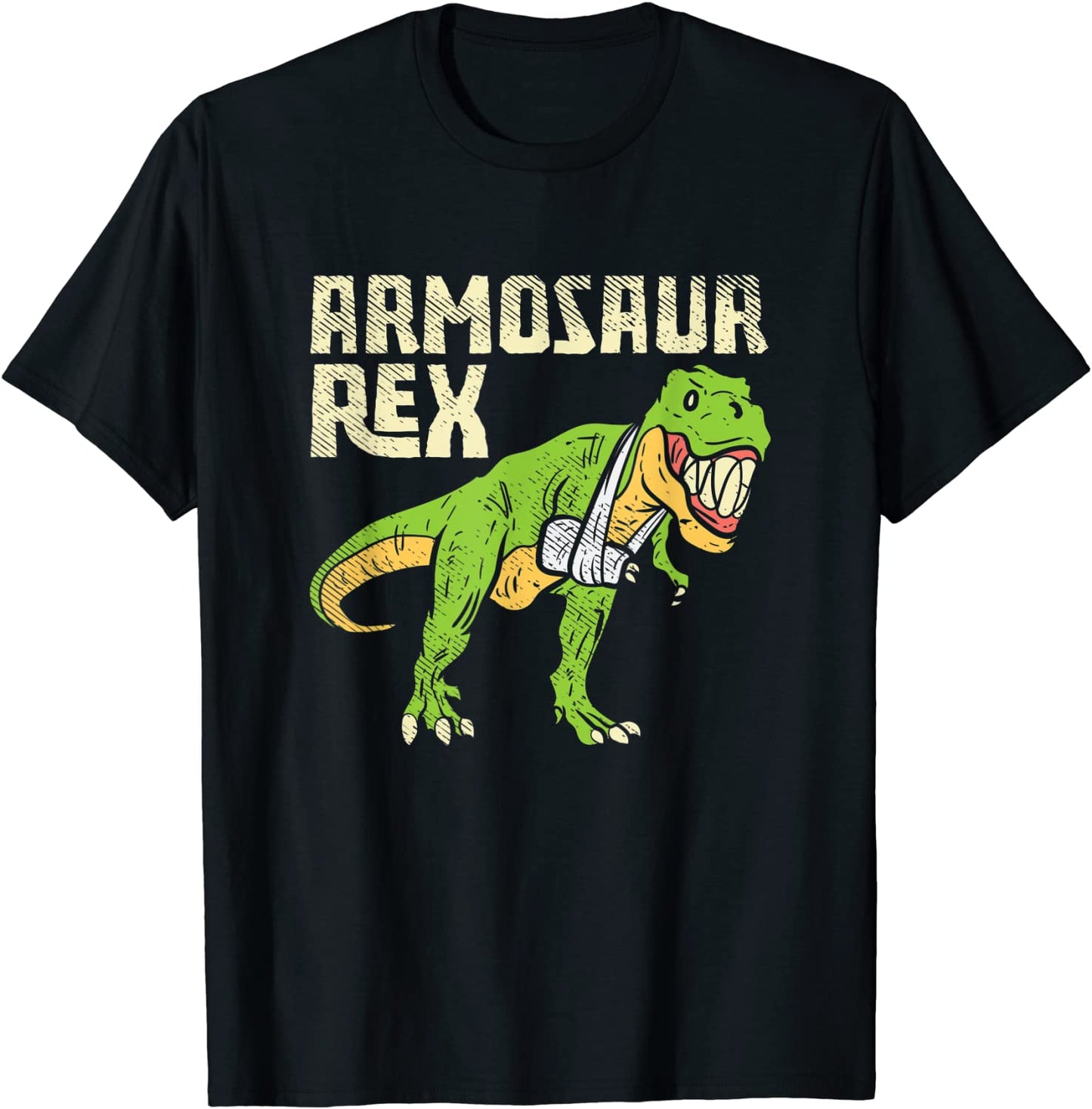 Armosaur Rex Dinosaur Fractured Arms Broken Arm Surgery Boys T-Shirt