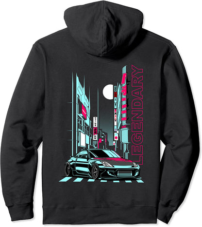 JDM Legend Retro Gaming Racecar Tuning Car Pullover Hoodie