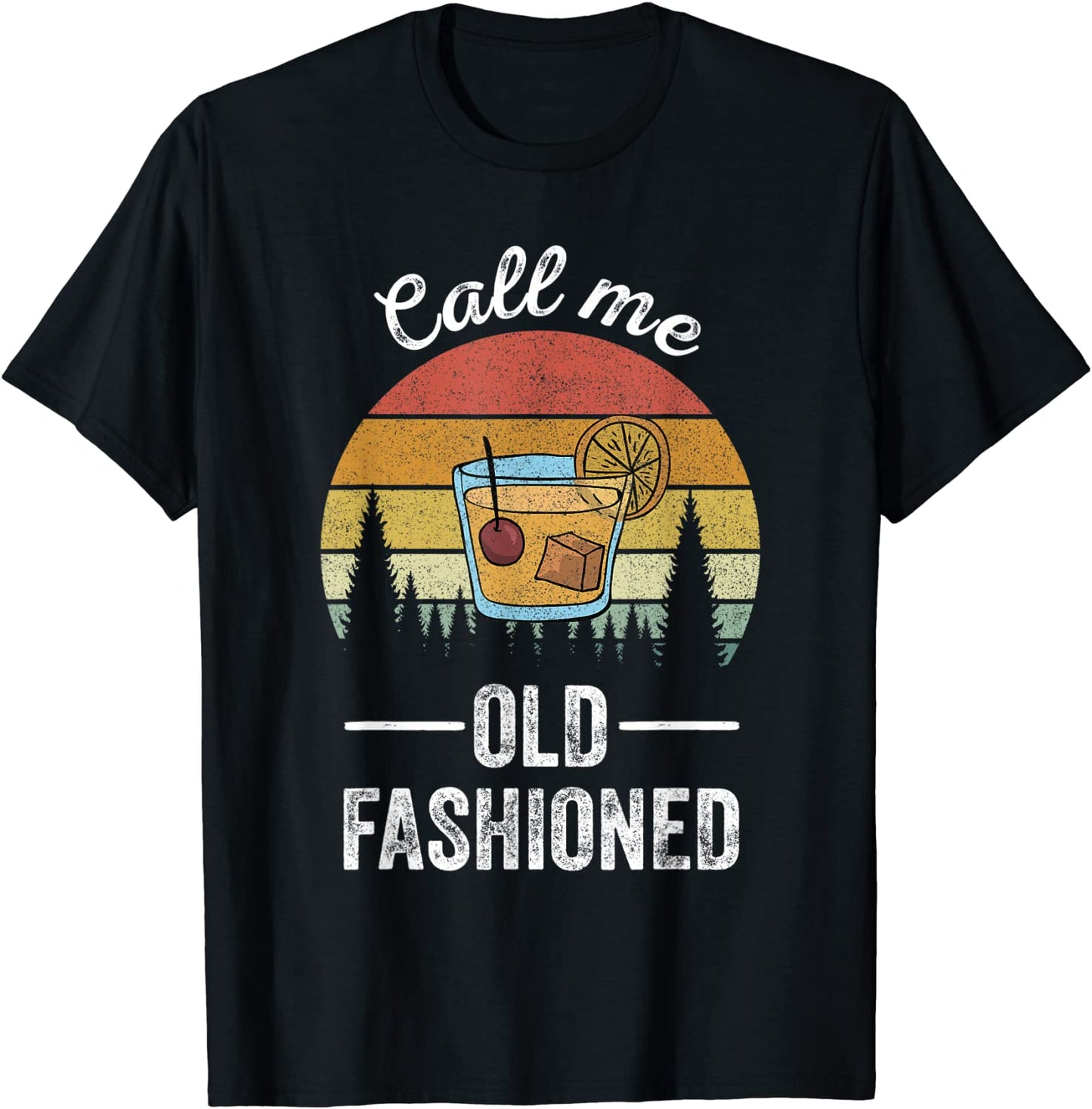 Retro Call Me Old Fashioned Whiskey Wisconsin Funny Vintage T-Shirt