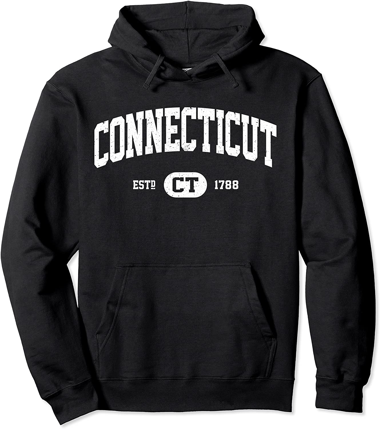 Connecticut Sweatshirt Retro Vintage Connecticut Hoodie Gift