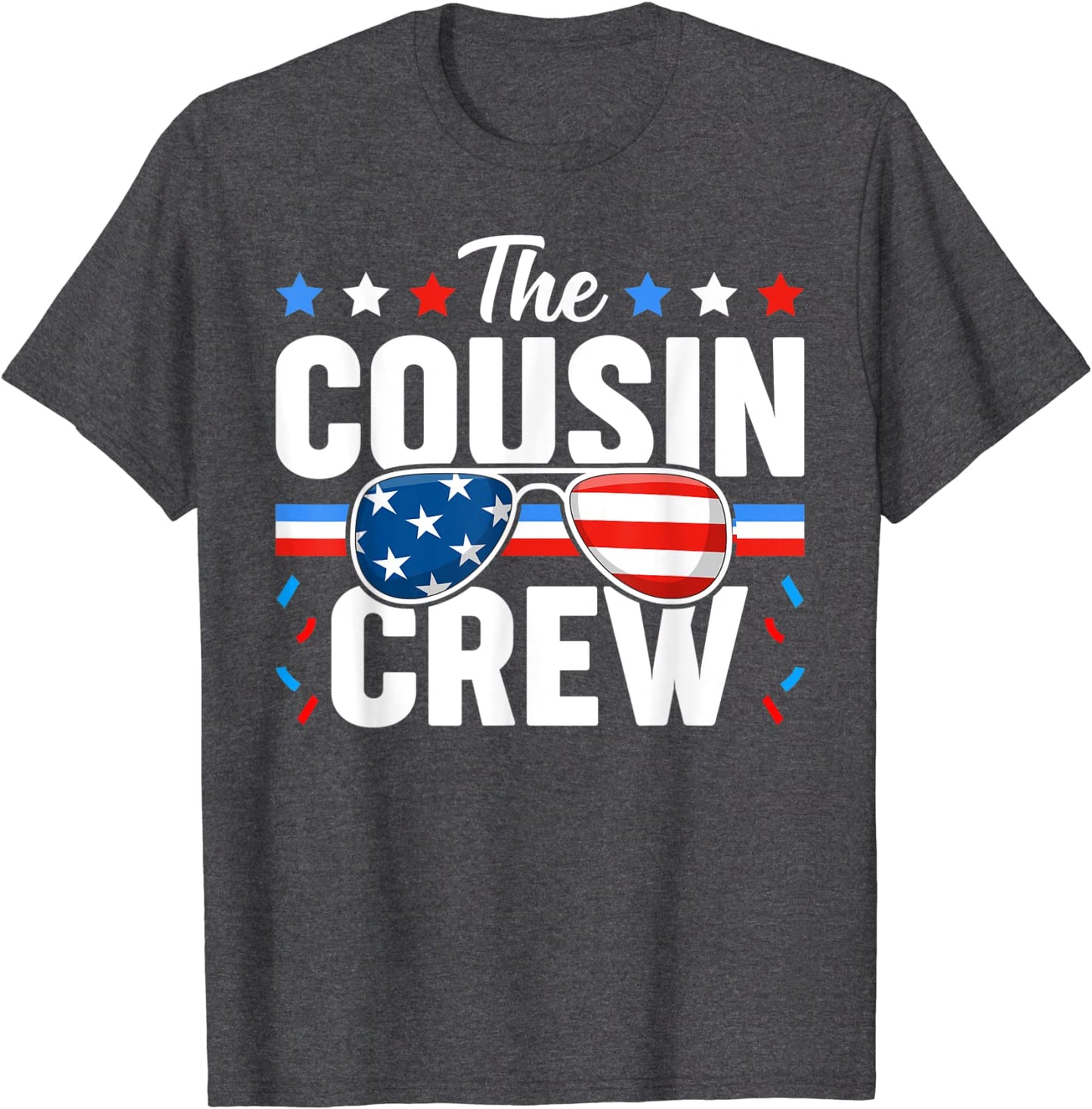 Cousin Crew 4th of July Patriotic American Family Matching T-Shirt