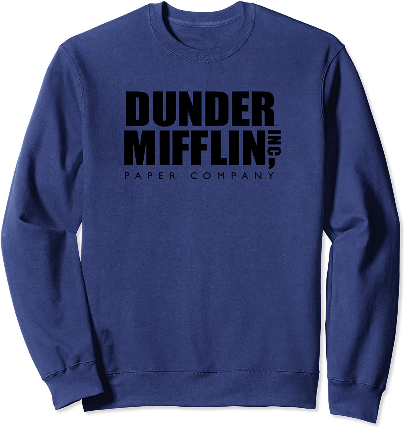 The Office Black Dunder Mifflin Logo Sweatshirt