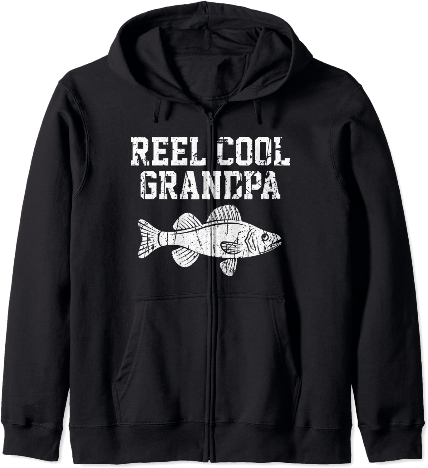 Reel Cool Grandpa Shirt Fishing Dad Fathers Day Gift Hoodie
