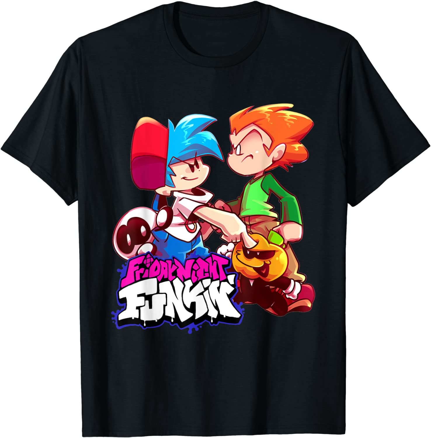 Friday Night Funkin Boyfriend and Pico T-Shirt