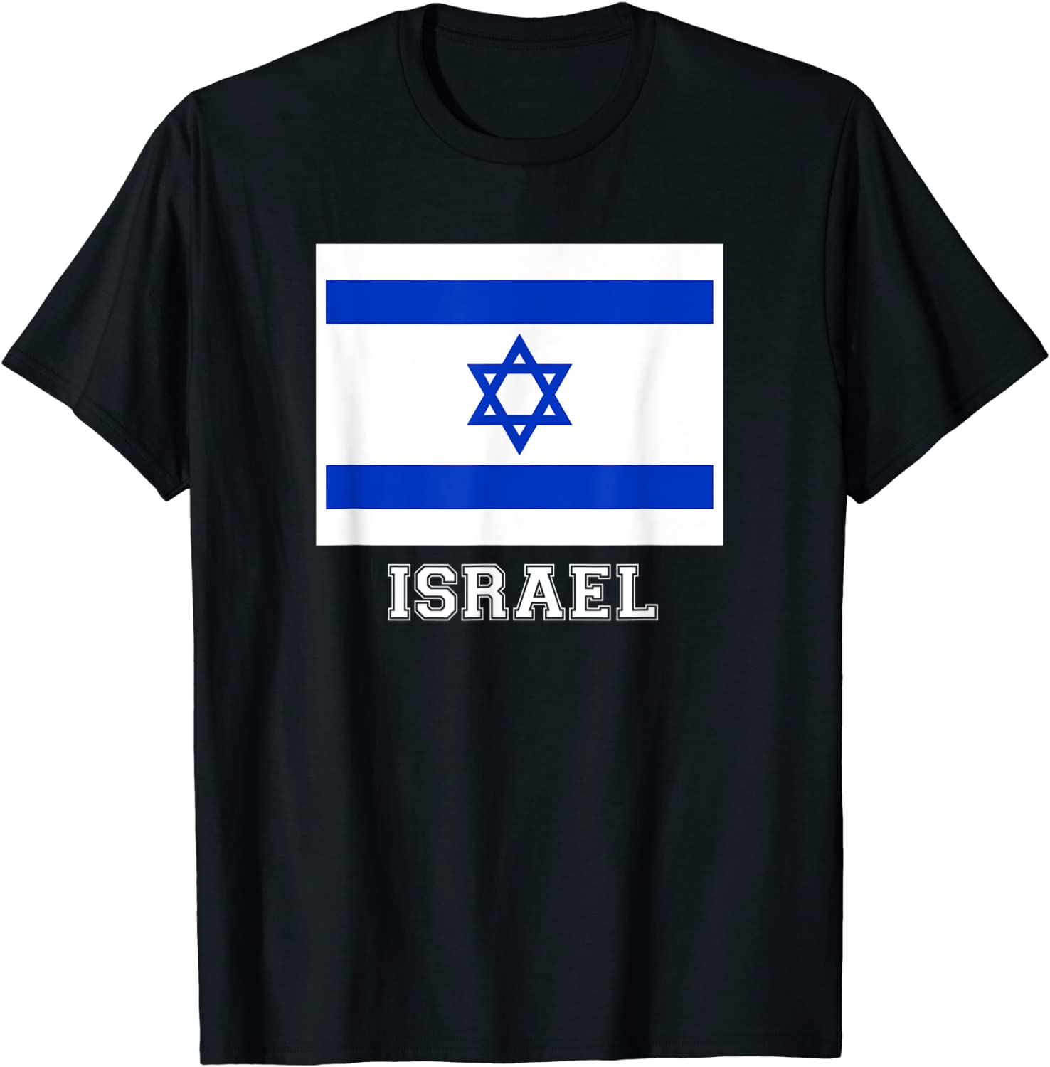 Israel Country Flag Israeli Home Pride Sports Style T-Shirt
