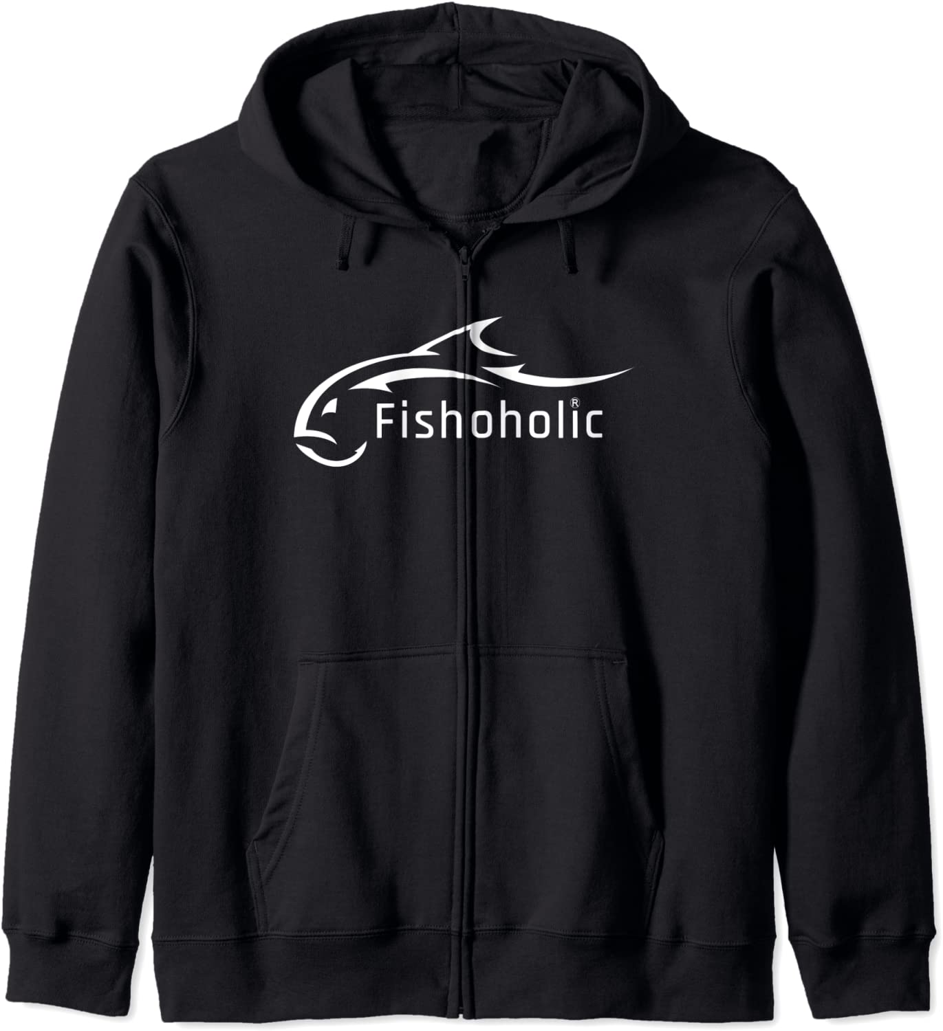 Fish Logo represents All Fish Fishing Enthusiasts Hoodie