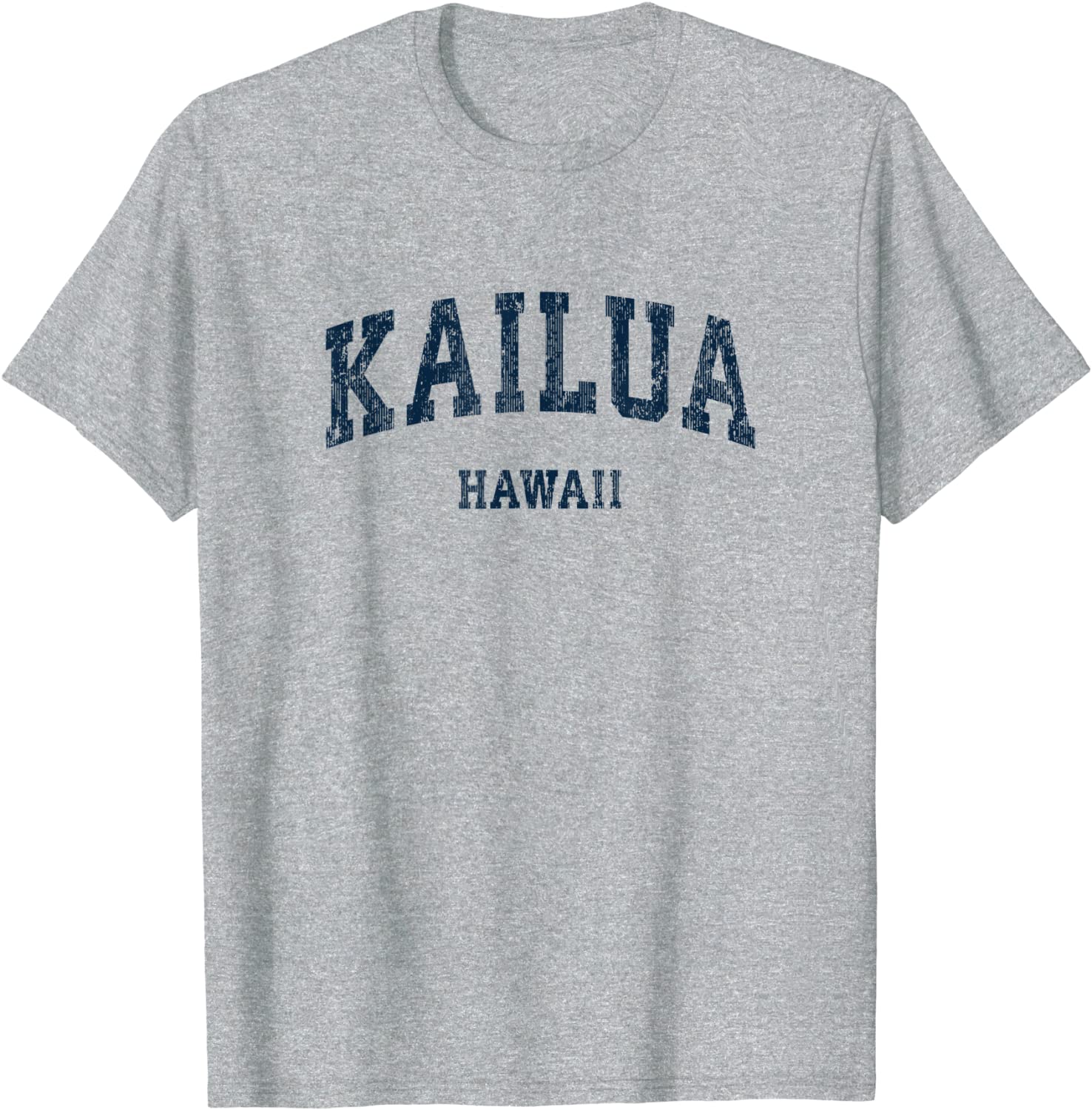 Kailua Hawaii HI Vintage Varsity Sports Navy Design T-Shirt