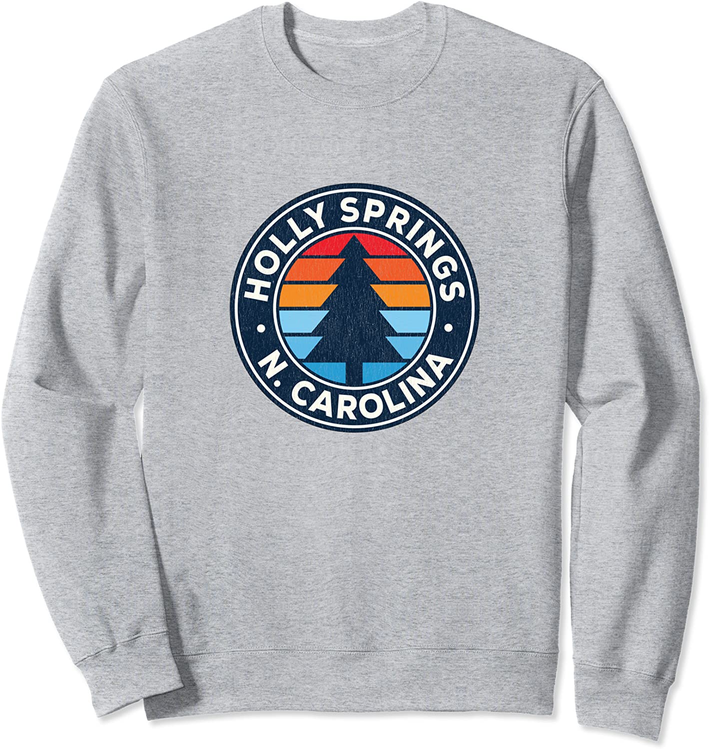 Holly Springs North Carolina NC Vintage Graphic Retro 70s Sweatshirt