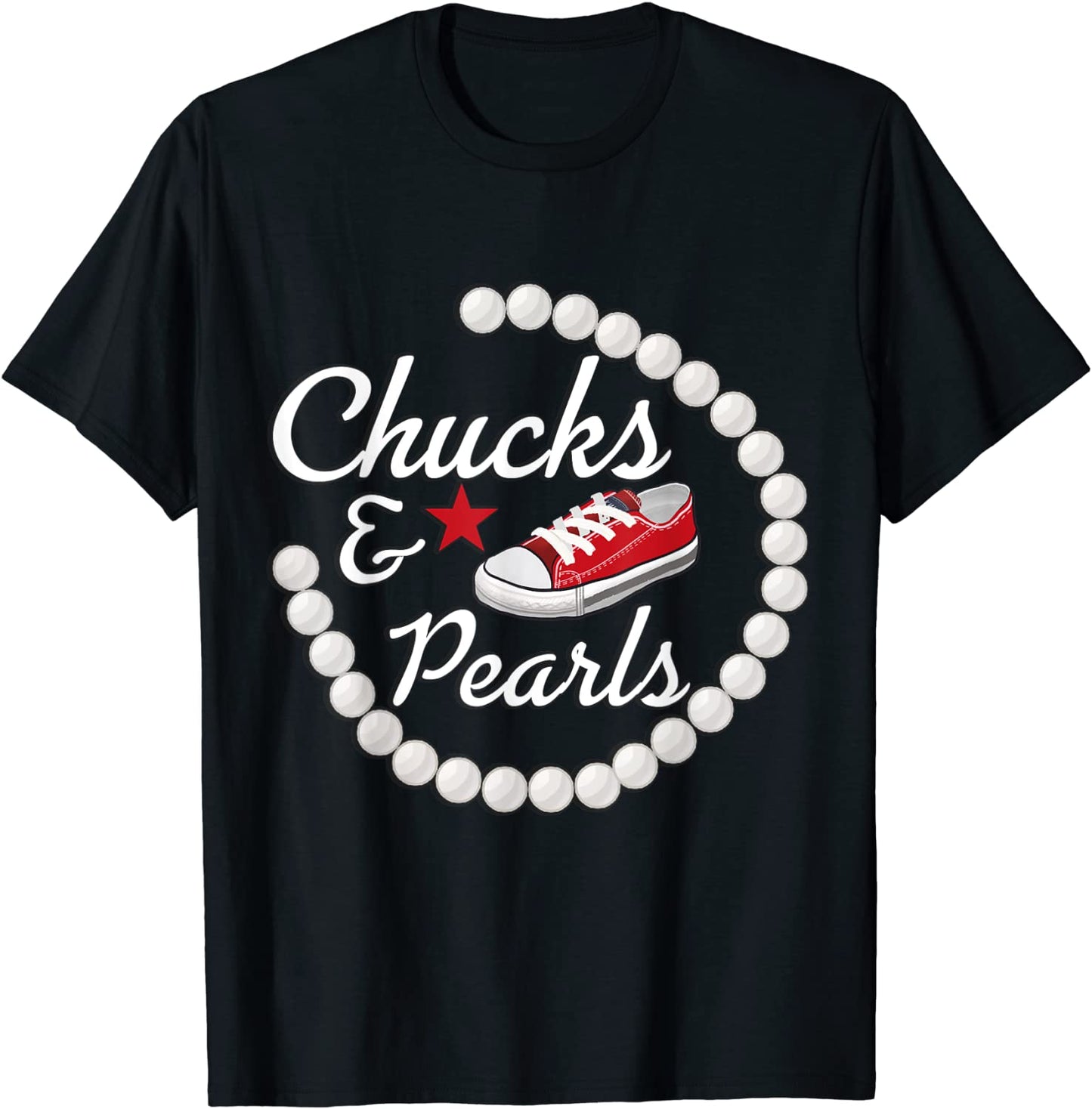 Chucks Pearls Kamala Converse Women girls T-Shirt T-Shirt