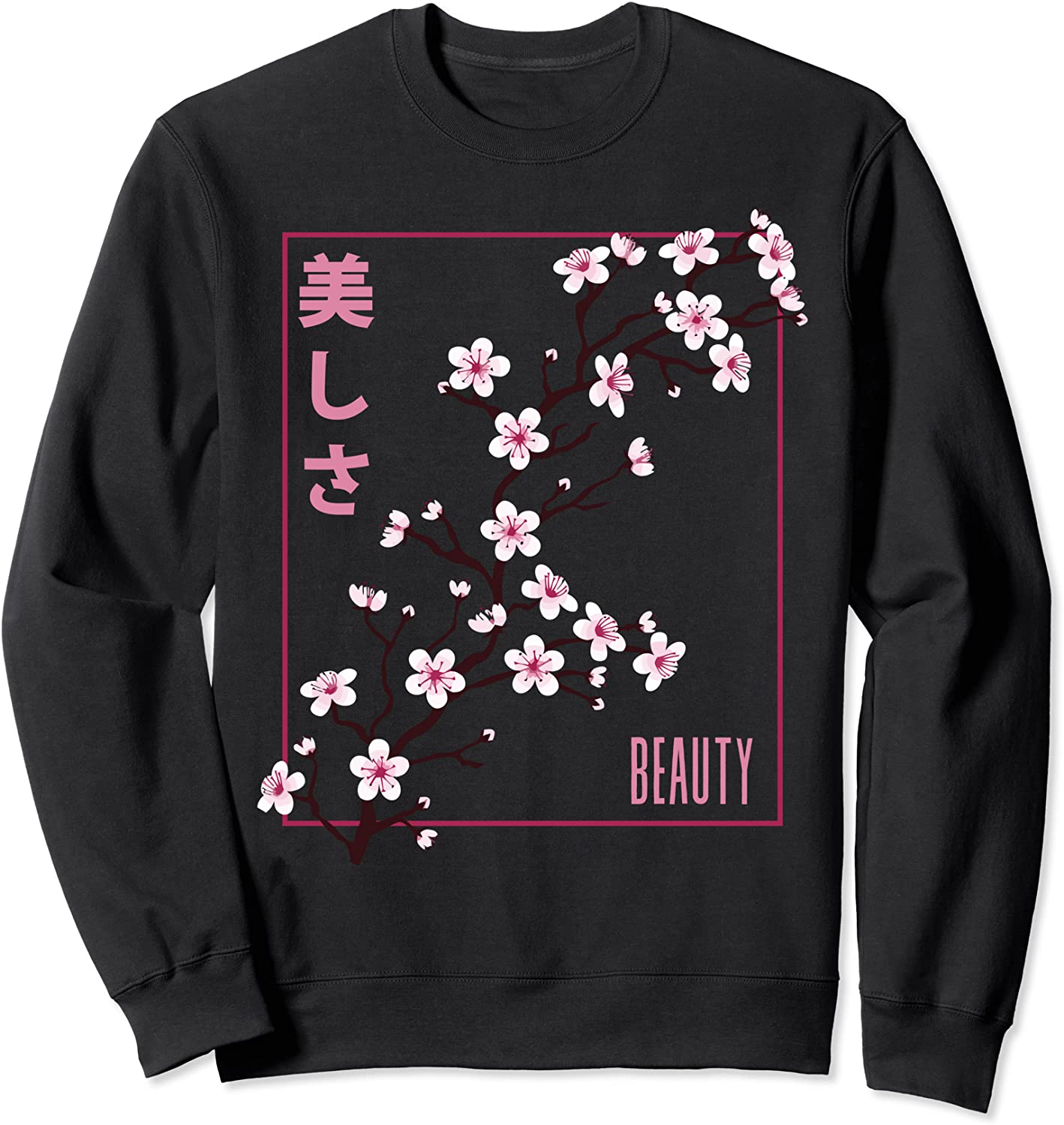 Sakura Vaporwave Blossom Beauty Retro 90s Aesthetic Japanese Sweatshirt