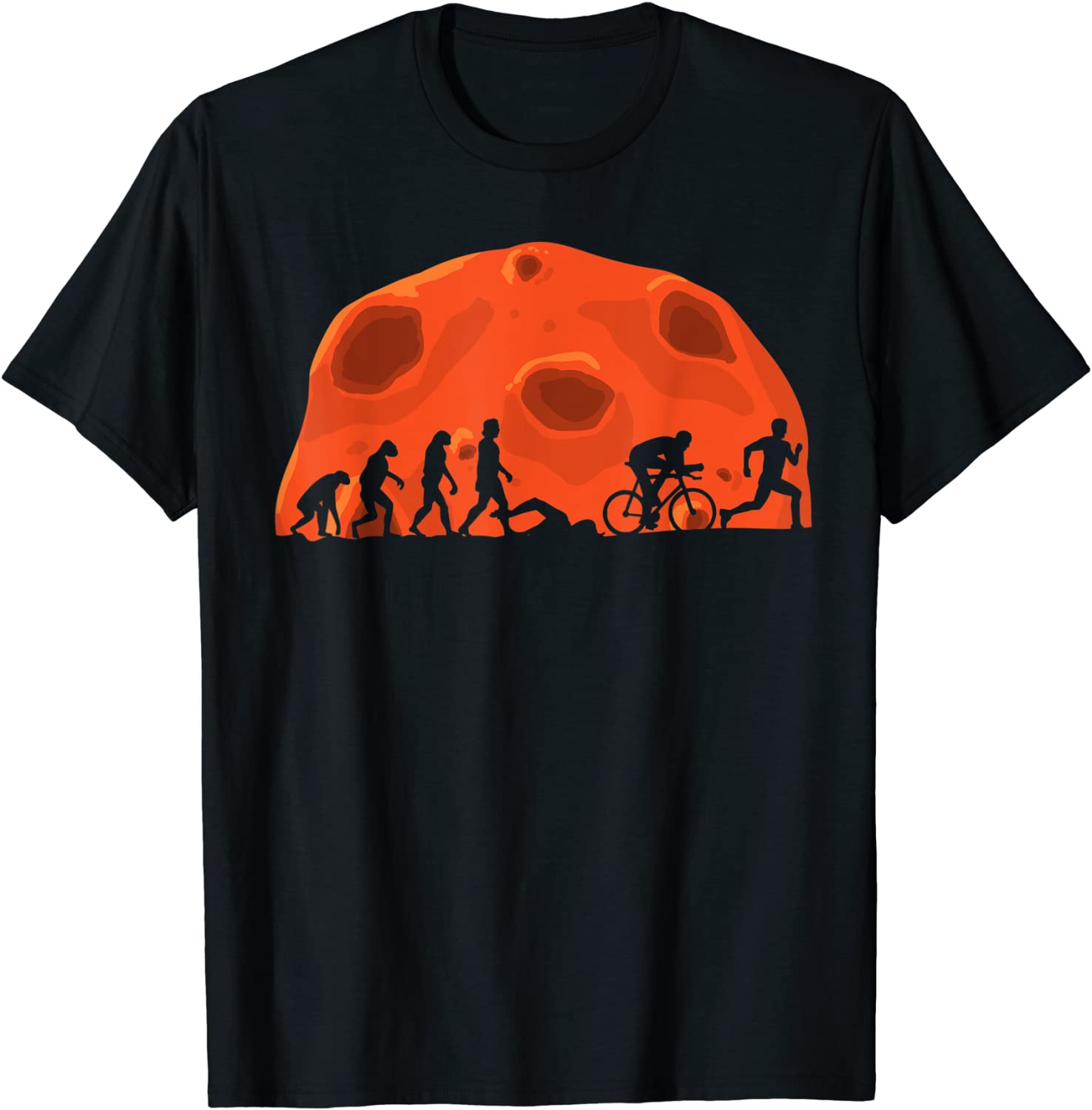 Triathlete Gifts Mars Sport Evolution Triathlon T-Shirt