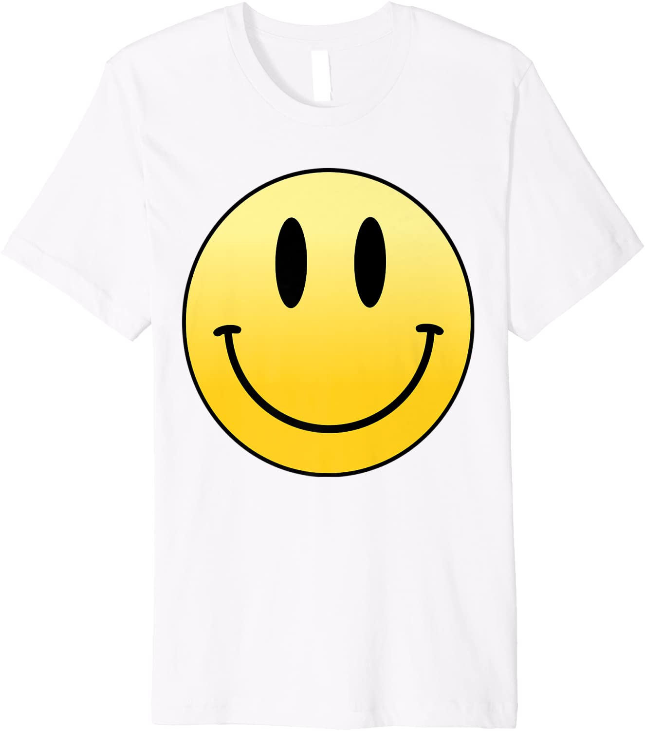 Mr Happy Smiley Smile Face Funny Humor Cute Positive Laugh Premium T-Shirt