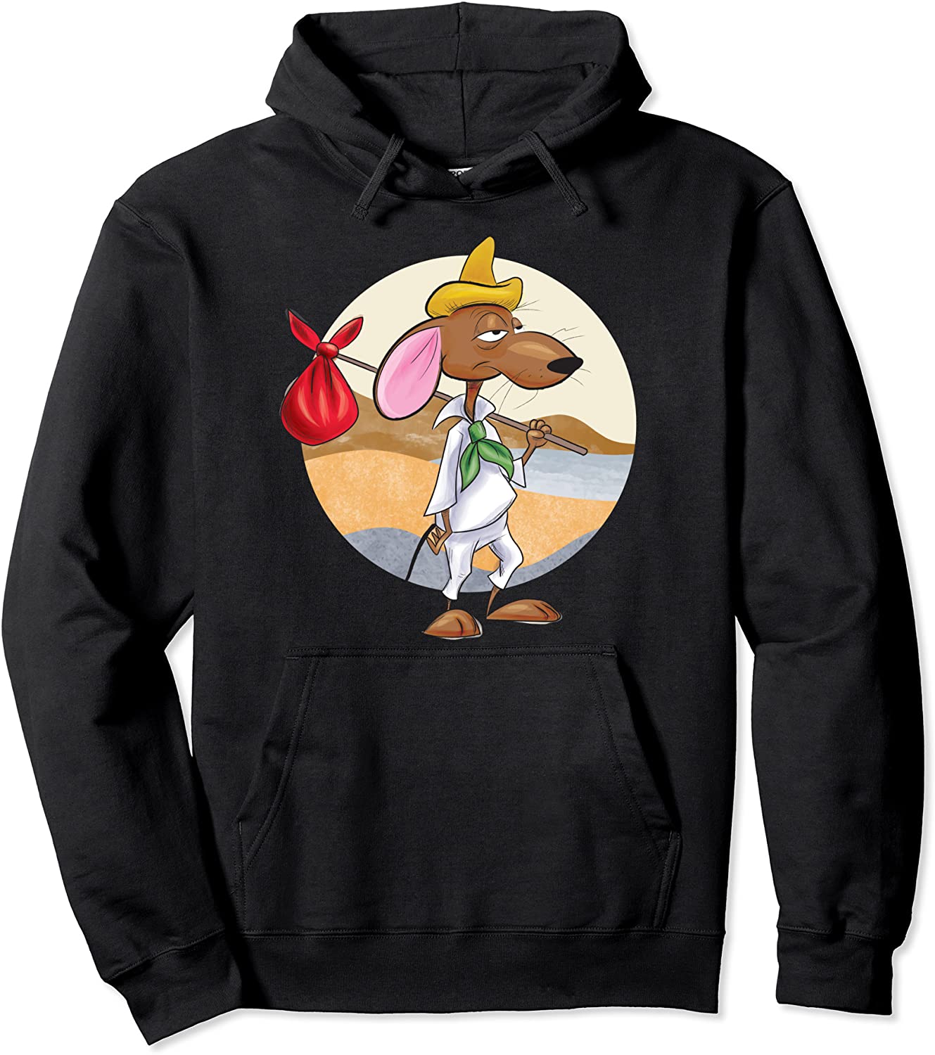 Slow Poke Cartoon Pullover Hoodie