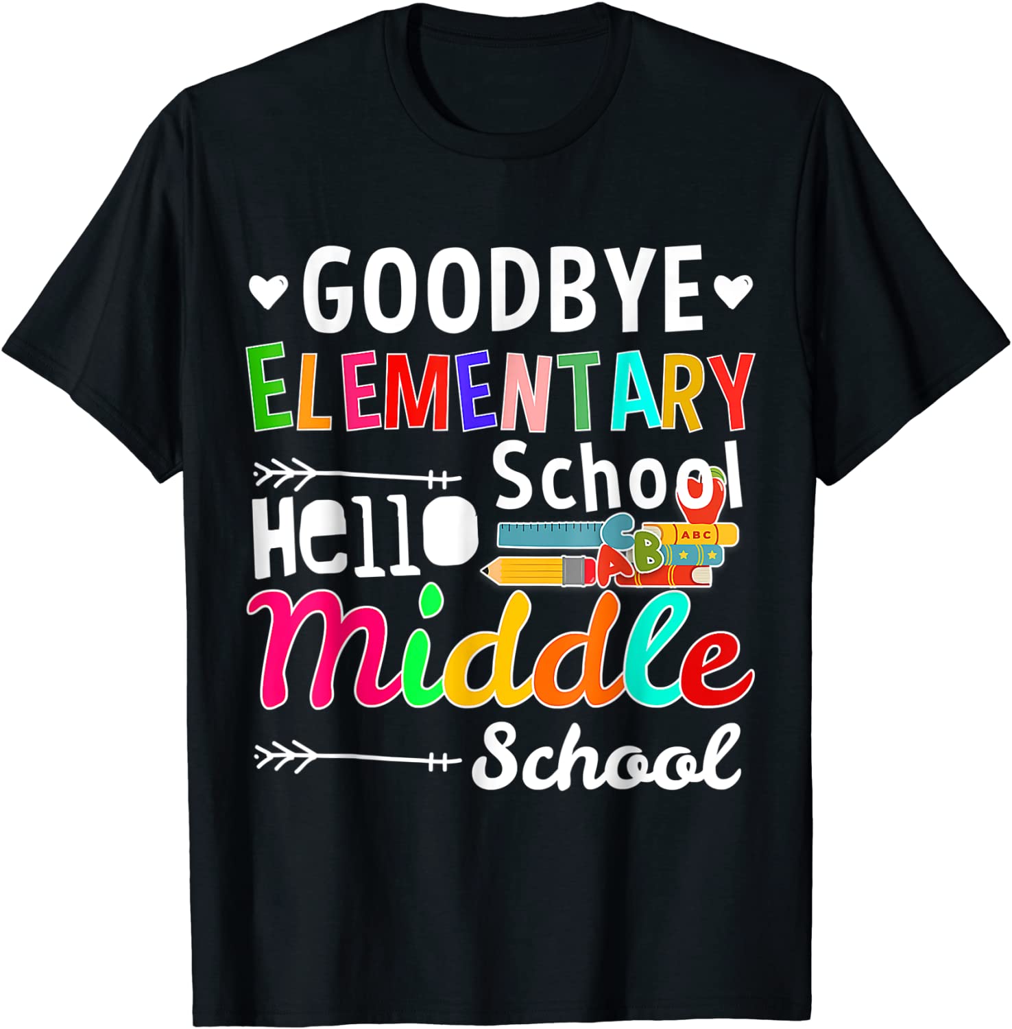 Hello Middle School Graduation Elementary School T-Shirt