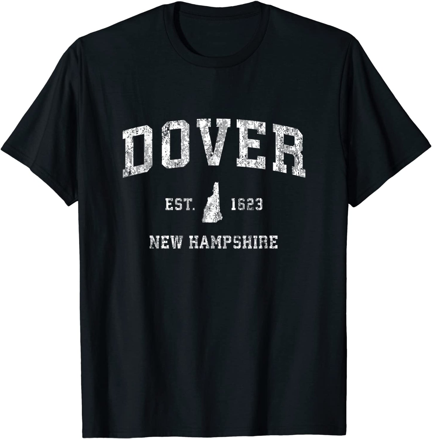 Dover New Hampshire NH Vintage Athletic Sports Design T-Shirt