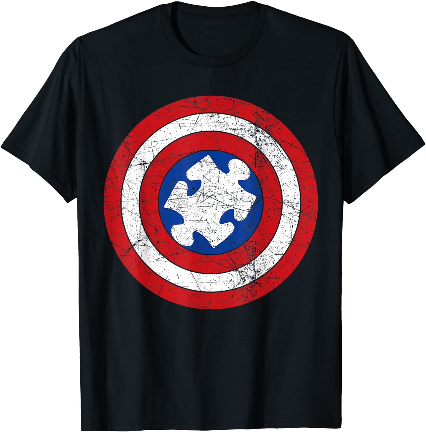 Autism Awareness Vintage Autism Shirt Women Men Girls Boys T-Shirt