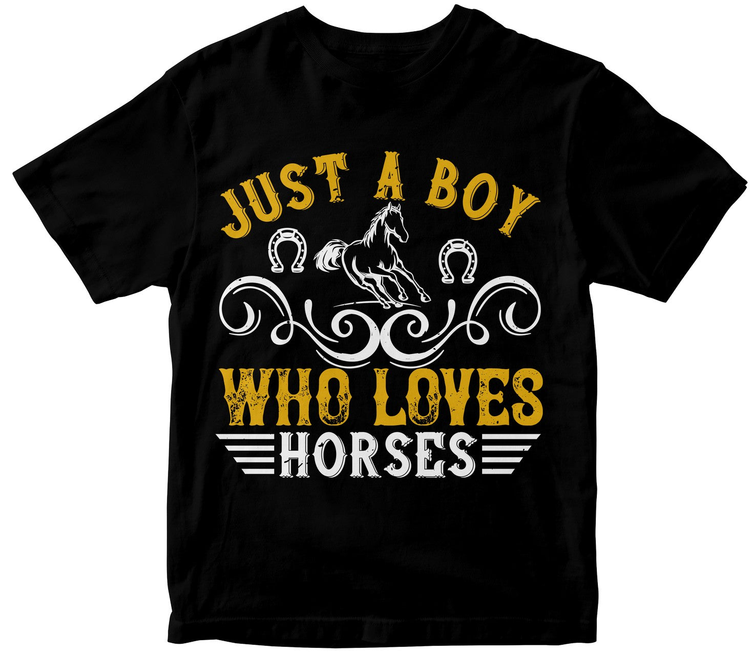 Just A Boy Who Loves Horses