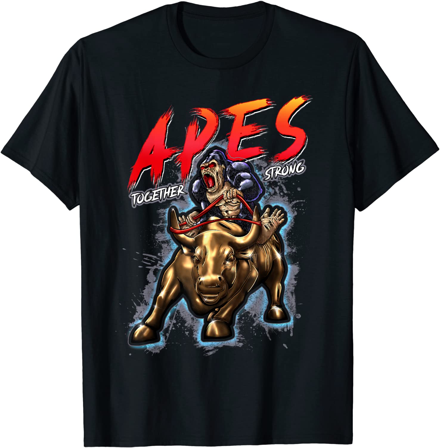 APES TOGETHER STRONG HODL STONK WALL STREET T-Shirt