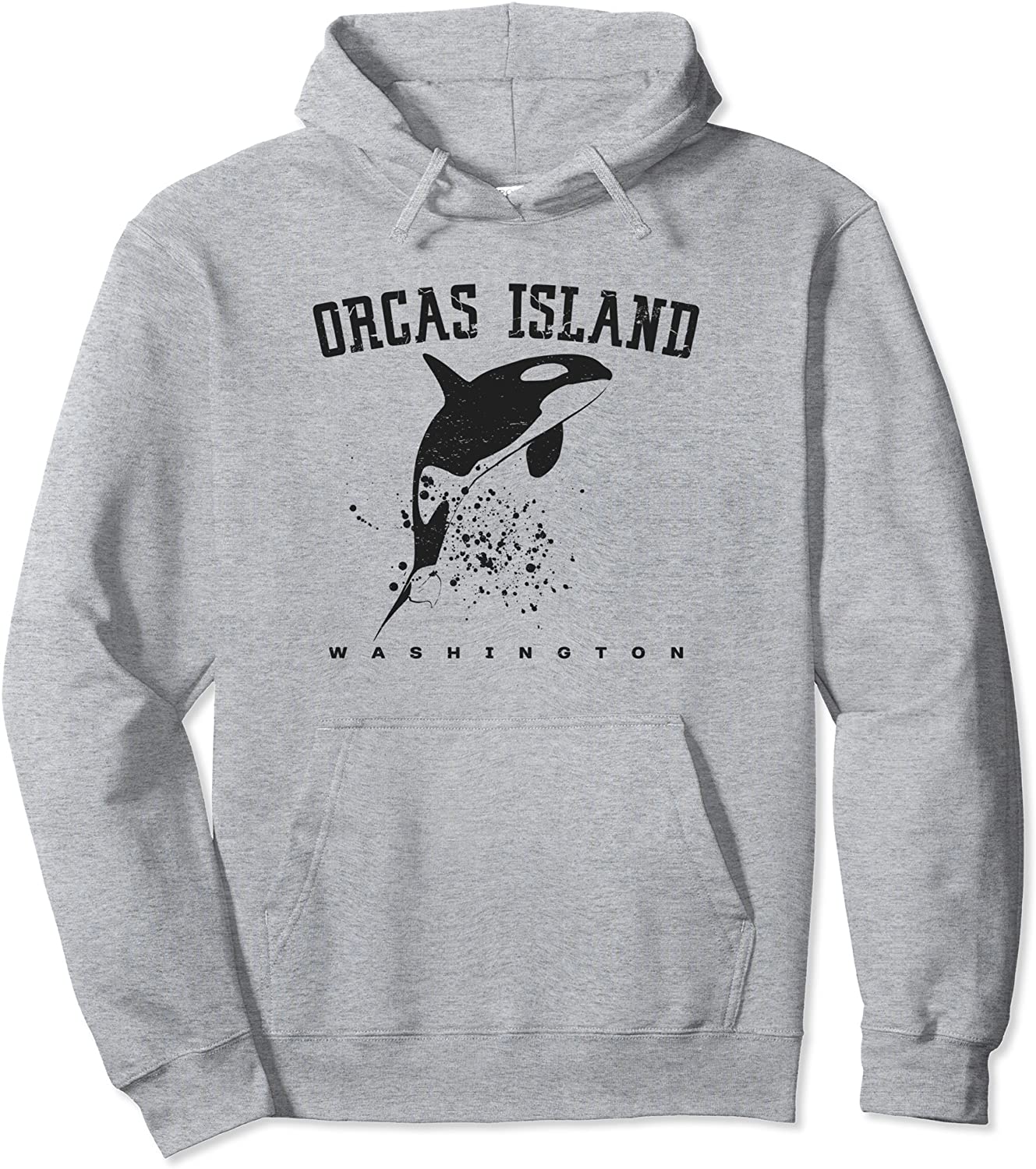 ORCAS ISLAND WASHINGTON Killer Whale Dolphin Lover Souvenir Pullover Hoodie