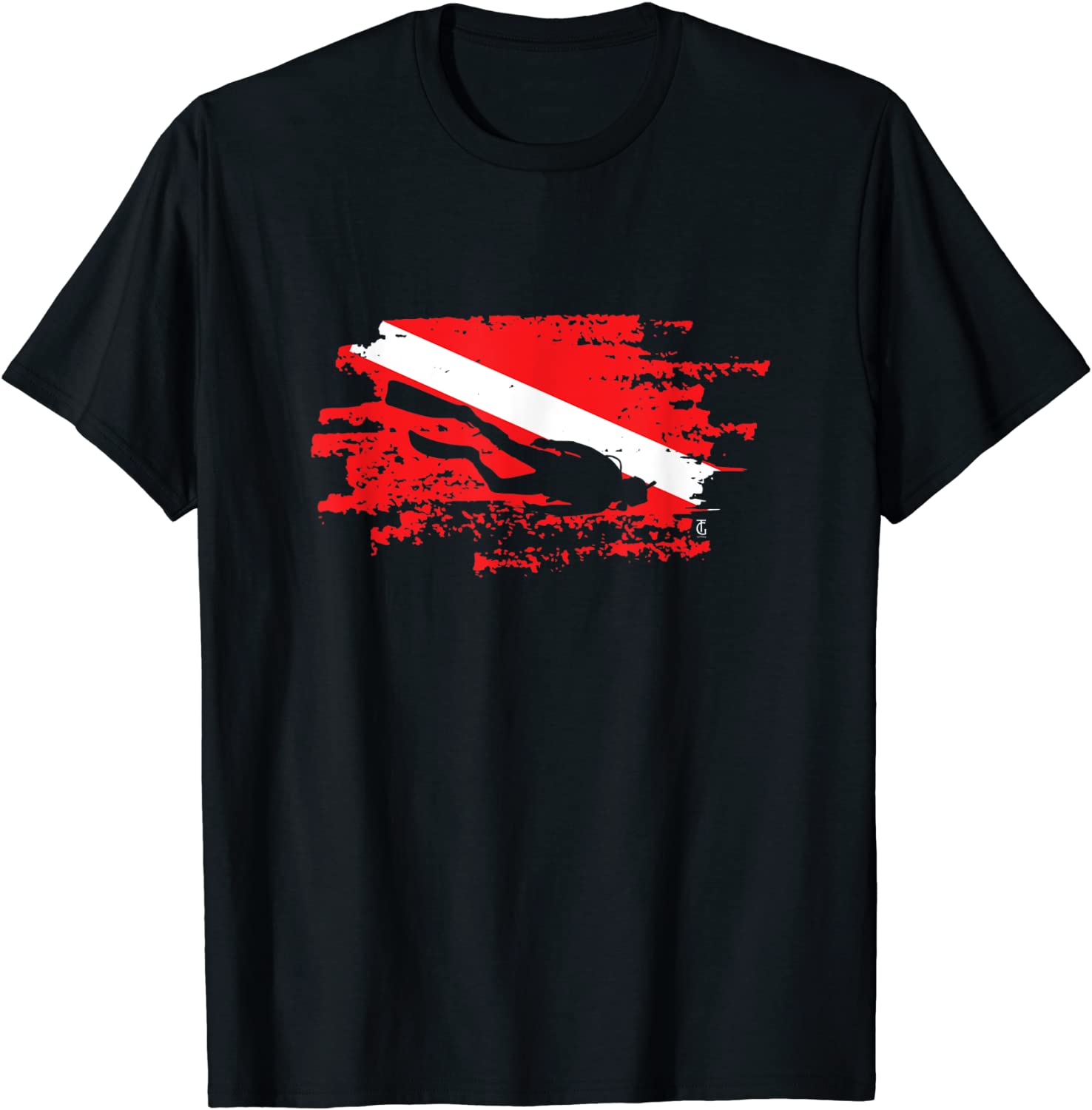Scuba Diving Diver Down Flag Awesome Marine Diver Dive gift T-Shirt