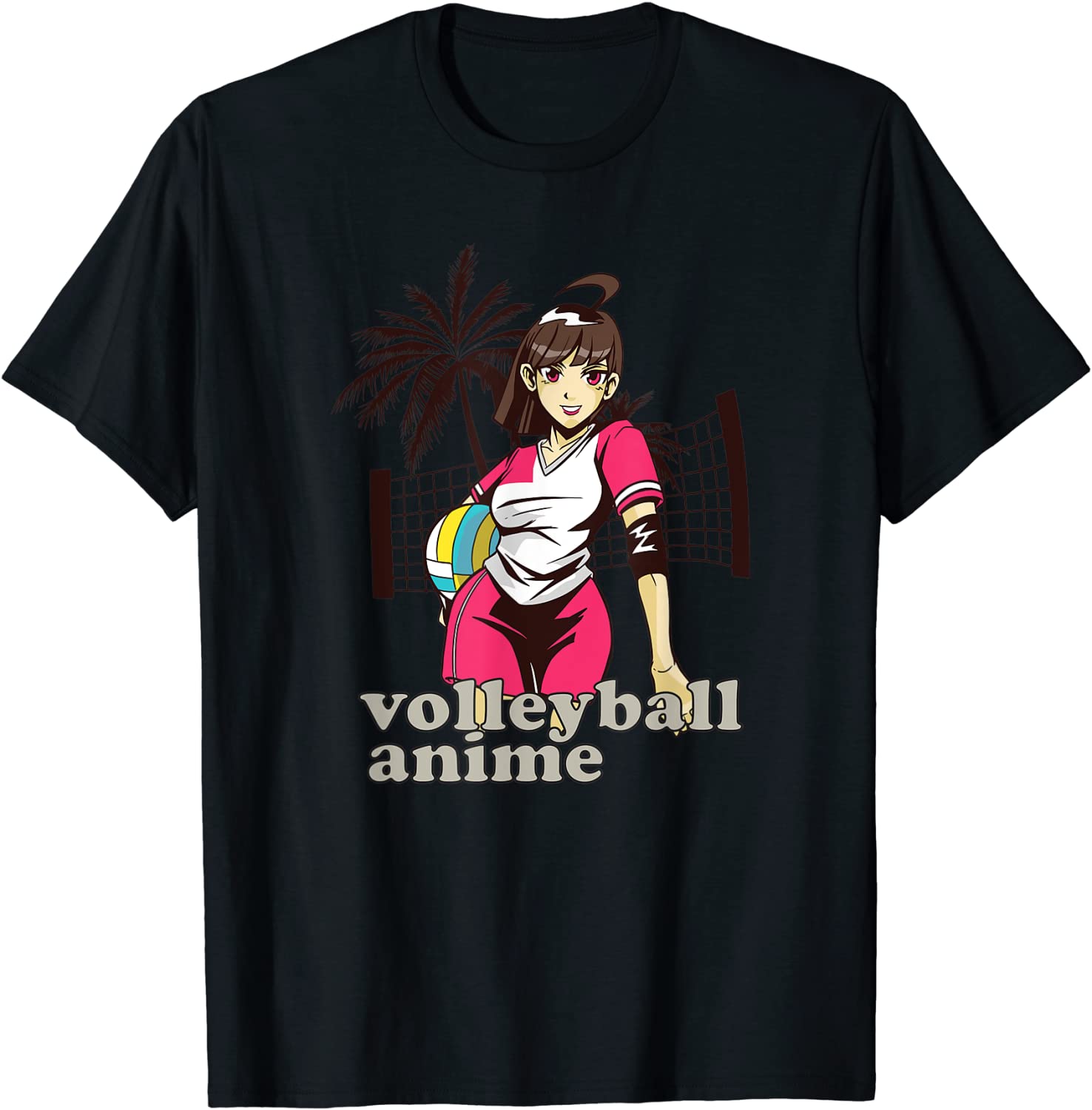 Volleyball anime funny gift for hobby coach sport T-Shirt