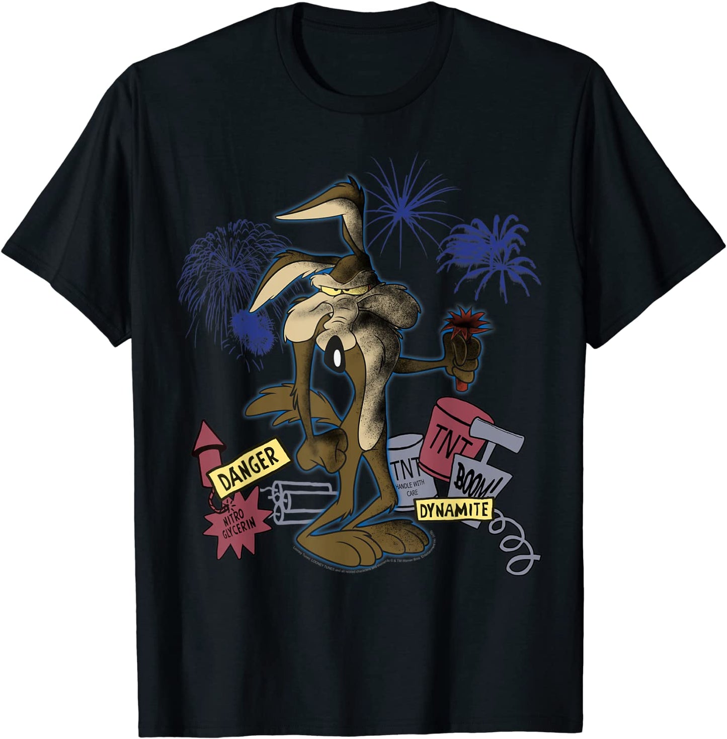 Looney Tunes Wile E Coyote TNT Portrait T-Shirt