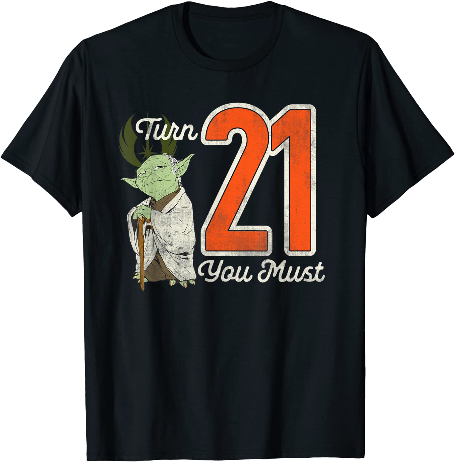 Star Wars Yoda 21st Birthday T-Shirt