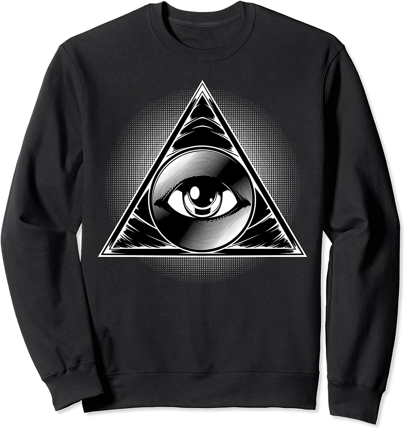 All Seeing Eye Pyramid Mystic Blackcraft Occult Dark Magic Sweatshirt