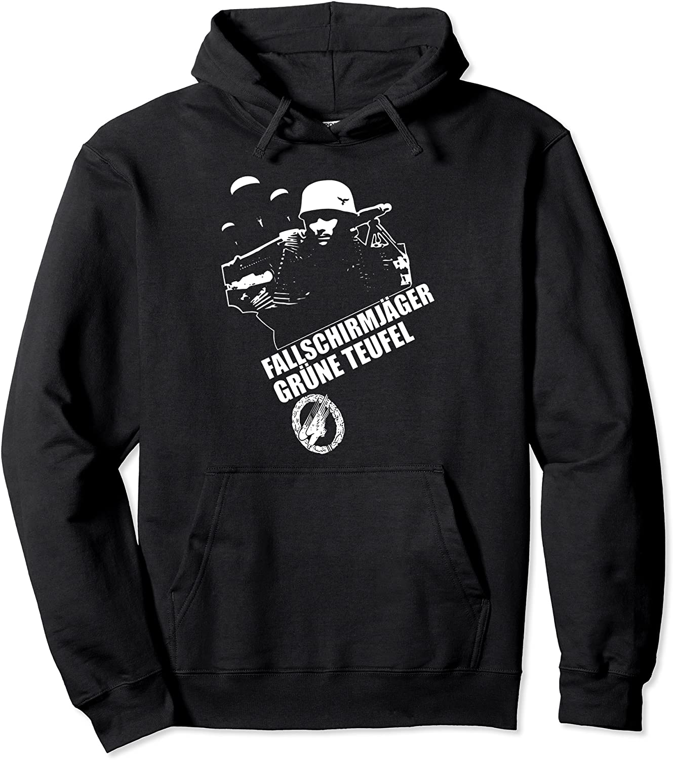 WW2 German Paratrooper Hoodie - Fallschirmjager GRUNE TUFEL